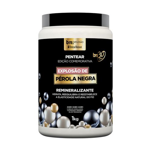 Creme de Pentear Explosão de Pérola Negra 1Kg | bn.Cachos